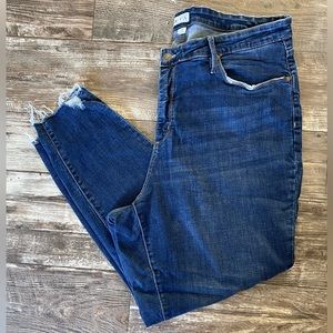 Ava & Viv distressed raw hem jeans